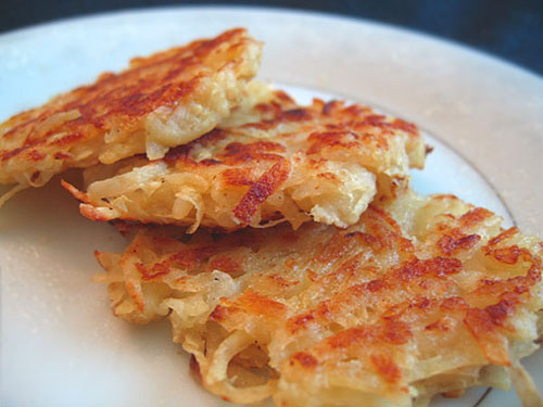 Latkes de Papas - Recetas Judias