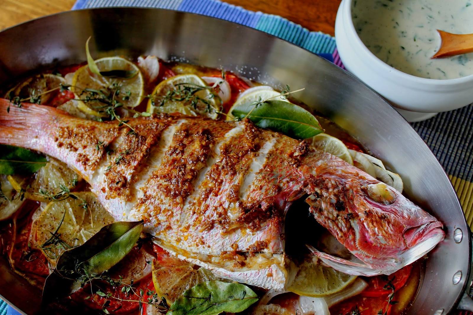 Pescado Relleno al Horno - Recetas Judias