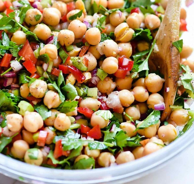 peor Sophie tarde Ensalada de garbanzos - Recetas Judias