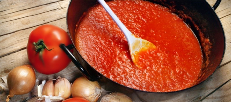 Salsa de Tomate Casera - Recetas Judias