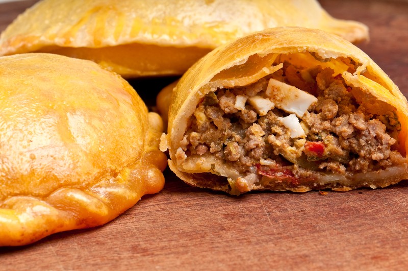 Empanadas argentinas rellenas de carne molida