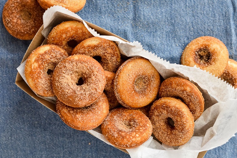 Sufganiot de azúcar y canela (Roscas o Donas) - Recetas Judias